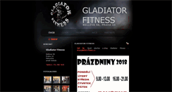 Desktop Screenshot of gladiatorfitness.cz